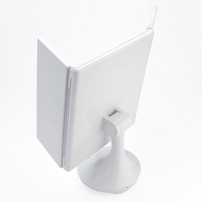slide 9 of 10, iHome Vanity Speaker Mirror with Bluetooth - White, 1 ct