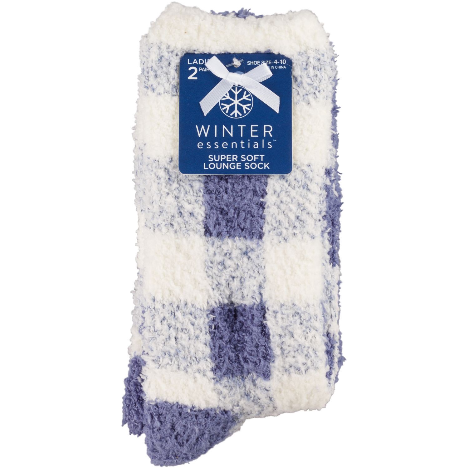 slide 3 of 6, NON BRAND Crew Sock Soft Bijou Blue, 1 ct