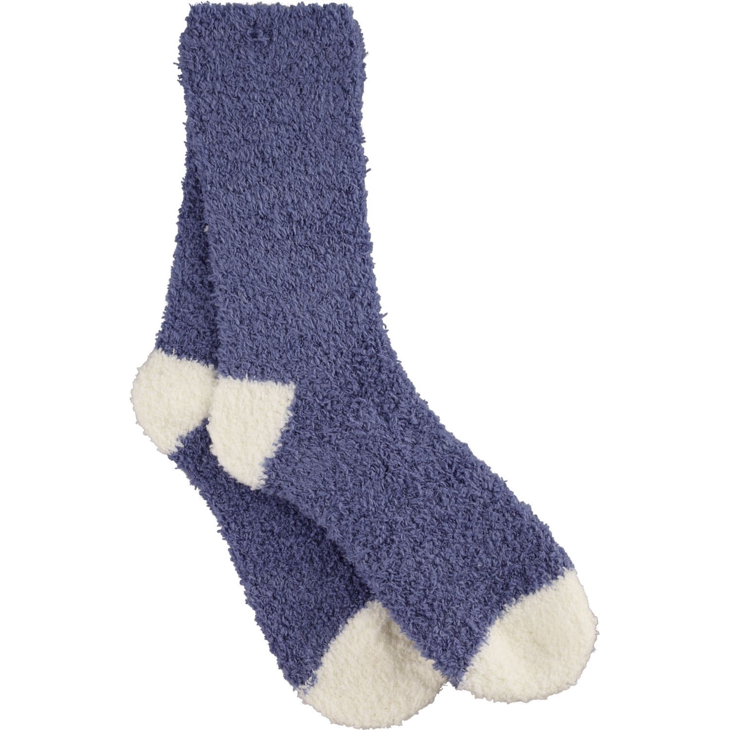 slide 5 of 6, NON BRAND Crew Sock Soft Bijou Blue, 1 ct
