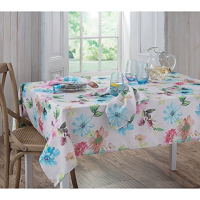 slide 3 of 3, Bardwil Linens Floral Garden Napkins, 4 ct