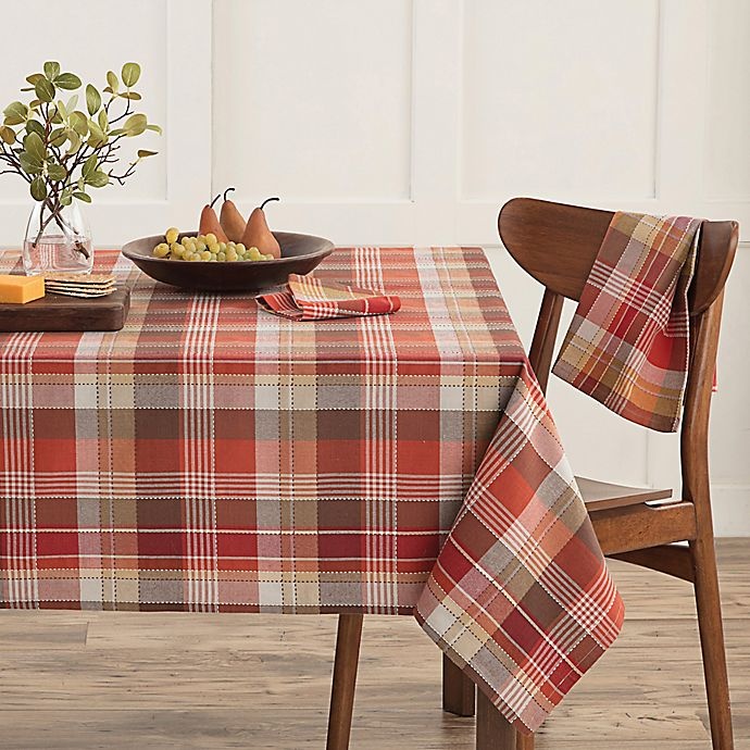 slide 2 of 5, Bardwil Linens Canterbury Oblong Tablecloth, 60 in x 102 in