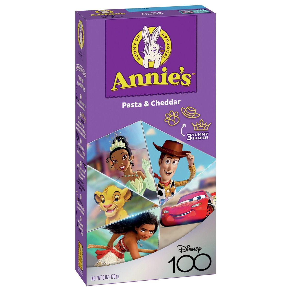 slide 2 of 8, Annie's Disney Century Anniversary Pasta & Cheddar, 6 oz