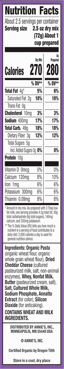 slide 7 of 8, Annie's Disney Century Anniversary Pasta & Cheddar, 6 oz