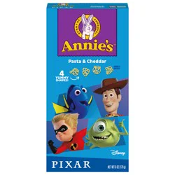 Annie's Disney Pixar Macaroni and Cheese, Pasta and Cheddar, 6 oz