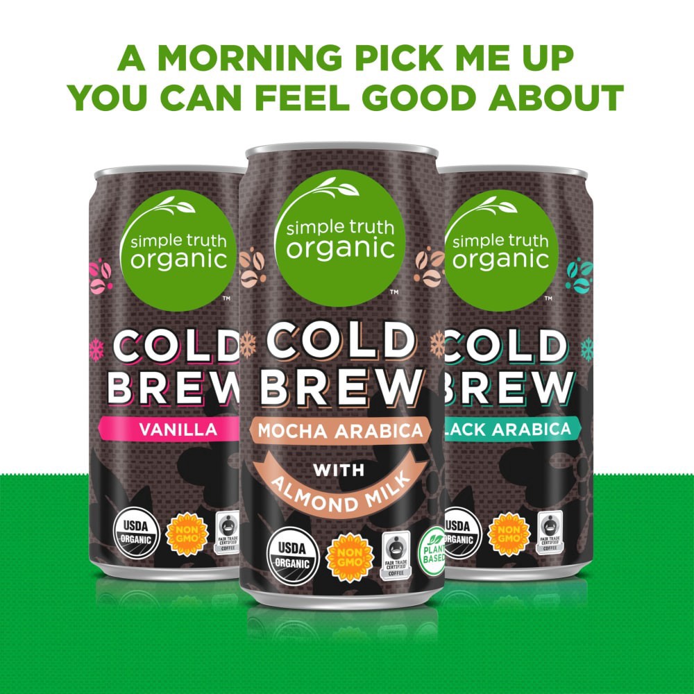 slide 4 of 6, Simple Truth Organic Cold Brew Toasted Coconut Arabica Coffee Concentrate, 32 fl oz