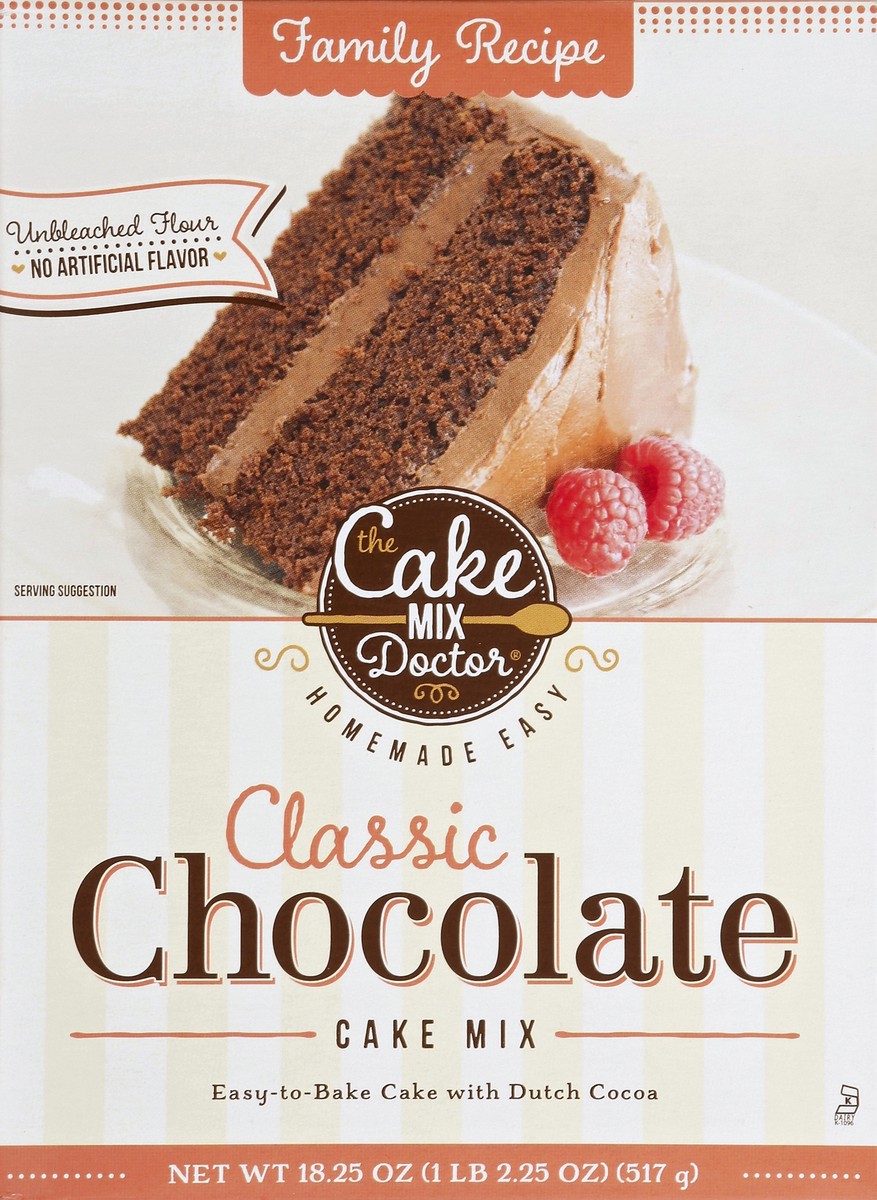 slide 3 of 4, The Cake Mix Doctor Cake Mix, Classic Chocolate, 18.25 oz