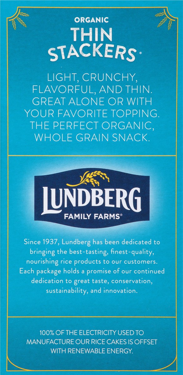 slide 7 of 14, Lundberg Family Farms Lightly Salted Brown Rice Thin Stackers Puffed Grain Cakes, 5.9 oz