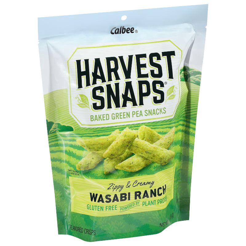 slide 5 of 6, Harvest Snaps Green Pea Snack Crisps Wasabi Ranch - 3.3oz, 3.3 oz