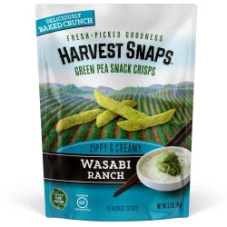 Harvest Snaps Wasabi Ranch Green Pea Crisps