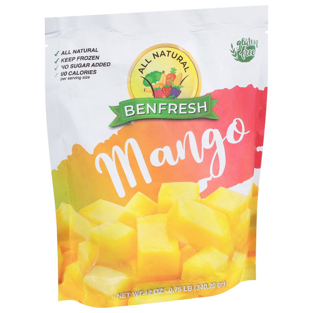 slide 9 of 9, Benfresh All Natural Mango 12 oz, 12 oz