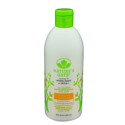 slide 1 of 1, Nature's Gate Chamomile + Mimosa Bark Replenishing Shampoo, 18 oz