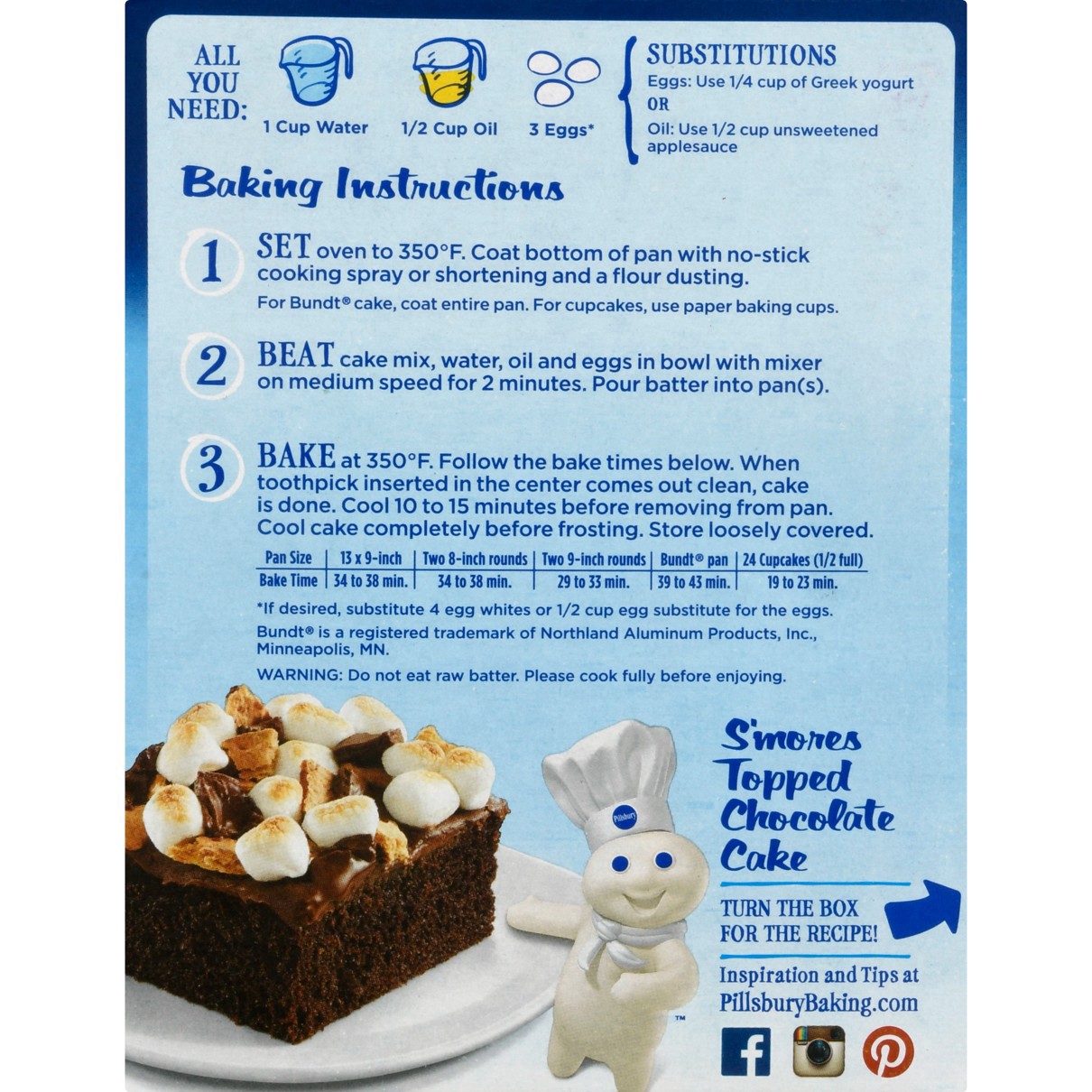 slide 24 of 31, Pillsbury Moist Supreme Devil's Food Cake Mix - 15.25oz, 15.25 oz