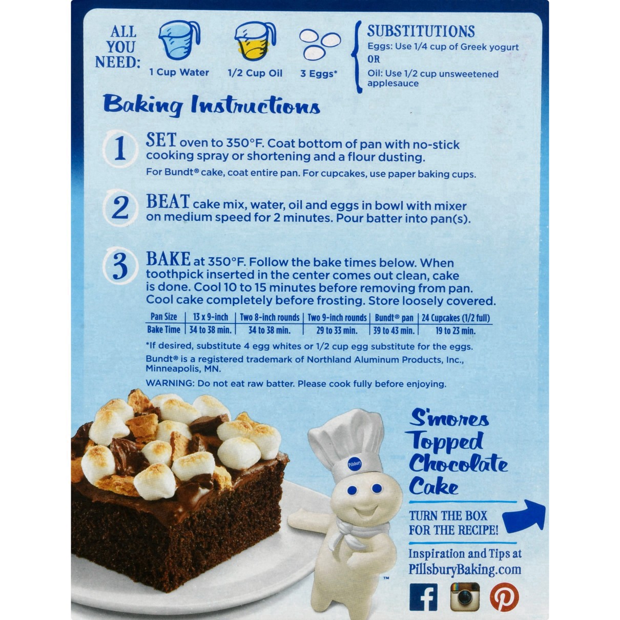 slide 20 of 31, Pillsbury Moist Supreme Devil's Food Cake Mix - 15.25oz, 15.25 oz