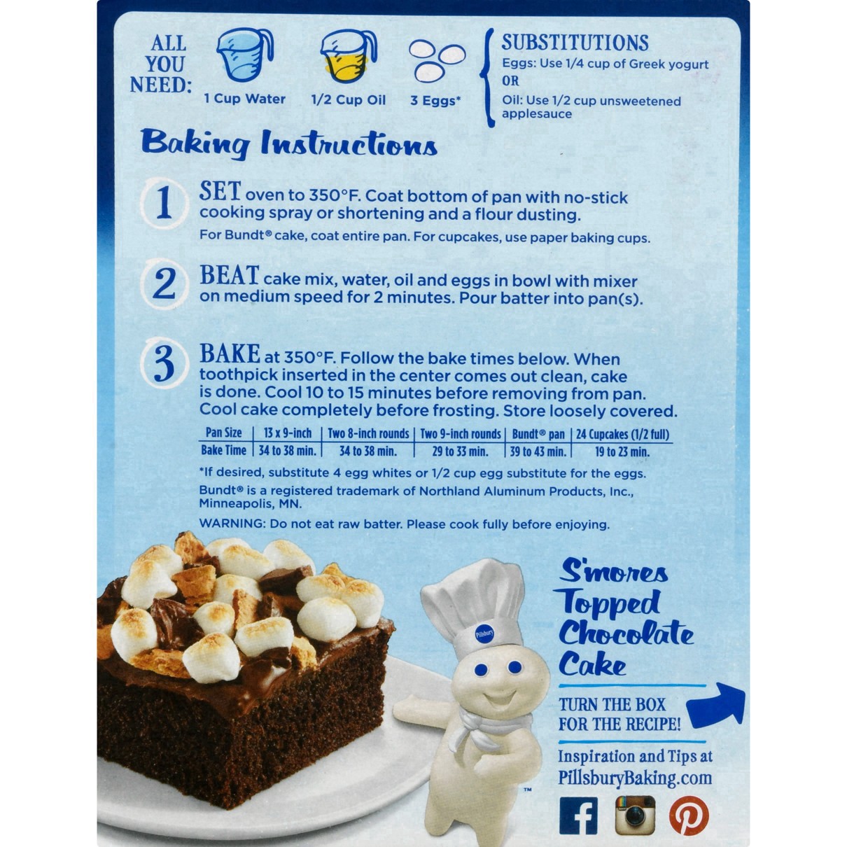 slide 18 of 31, Pillsbury Moist Supreme Devil's Food Cake Mix - 15.25oz, 15.25 oz