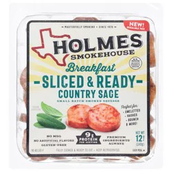 Holmes Smokehouse Sliced Pork Sausage - Country Sage