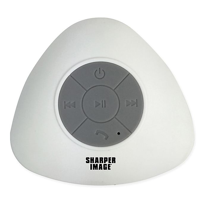 slide 1 of 5, Sharper Image Bluetooth Shower Speaker - White, 1 ct