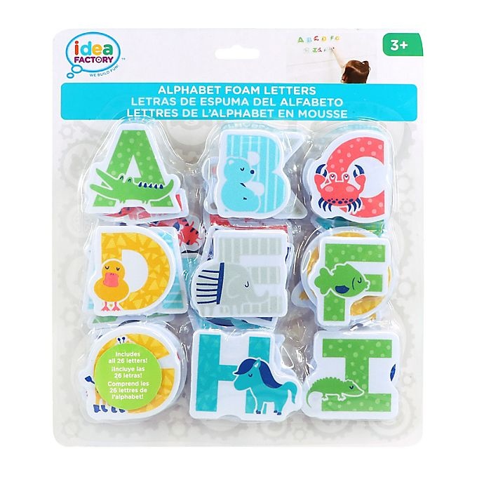 slide 2 of 4, Ginsey Home Solutions Idea Factory Foam Bath Letter Set, 26 ct
