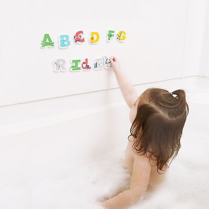 slide 4 of 4, Ginsey Home Solutions Idea Factory Foam Bath Letter Set, 26 ct