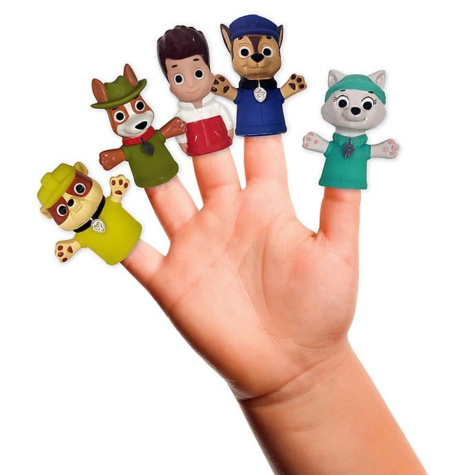Nickelodeon Paw Patrol Finger Puppets Bath Toy Set 5 ct | Shipt