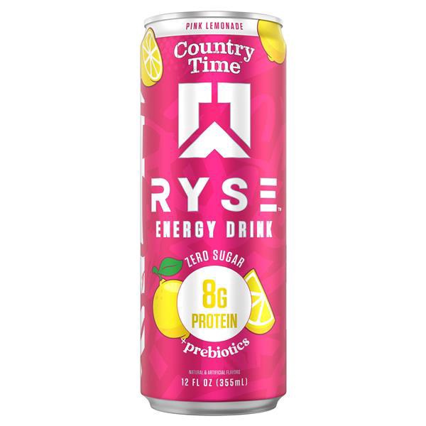 slide 1 of 1, RYSE Energy 12oz. Country Time Lemonade, 12 fl oz