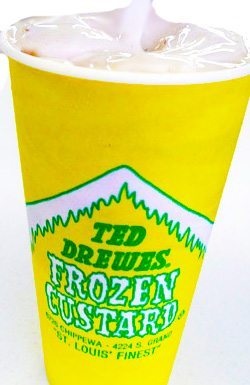 slide 1 of 1, Ted Drewes Vanilla Frozen Custard, 32 oz