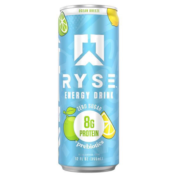 slide 1 of 1, RYSE Energy 12oz. Ocean Breeze, 12 fl oz