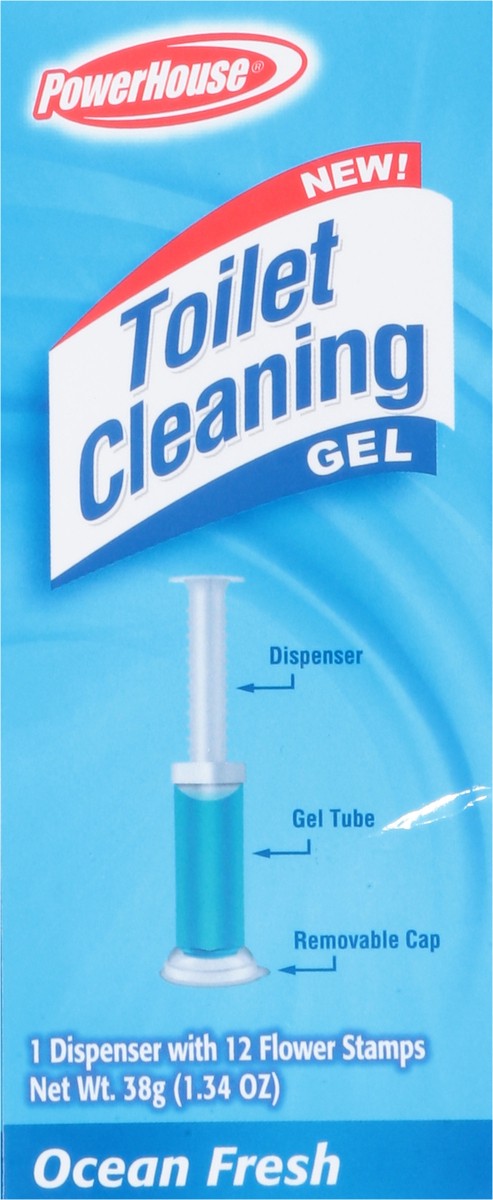 slide 3 of 13, PowerHouse Ocean Fresh Toilet Cleaning Gel 1 ea, 1.34 ct