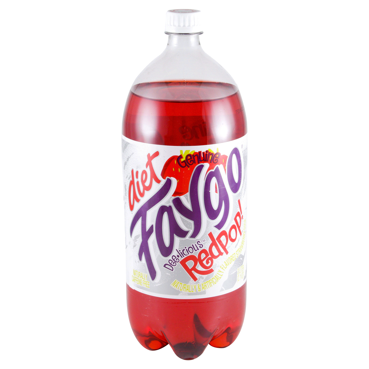 slide 1 of 13, Faygo Diet Red Pop, bottle- 2 liter, 2 liter