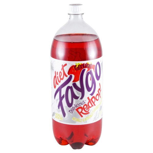 slide 10 of 13, Faygo Diet Red Pop, bottle- 2 liter, 2 liter