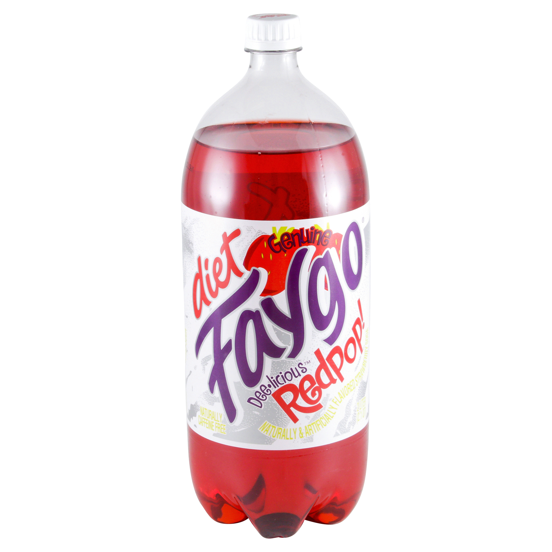 slide 7 of 13, Faygo Diet Red Pop, bottle- 2 liter, 2 liter