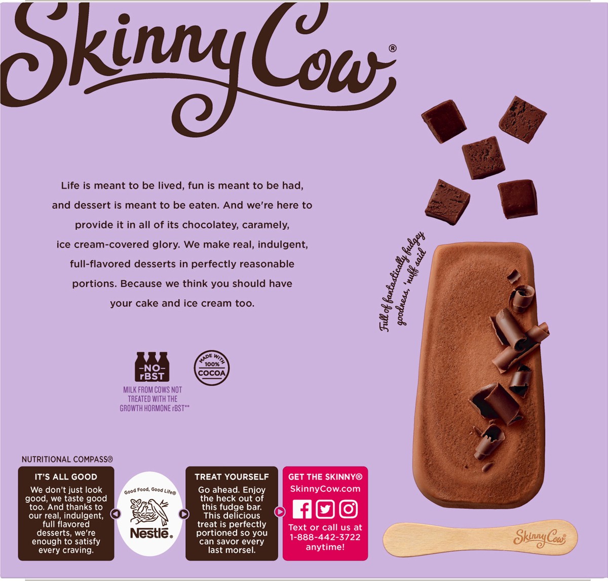 slide 6 of 6, Skinny Cow Fudge Bar, 