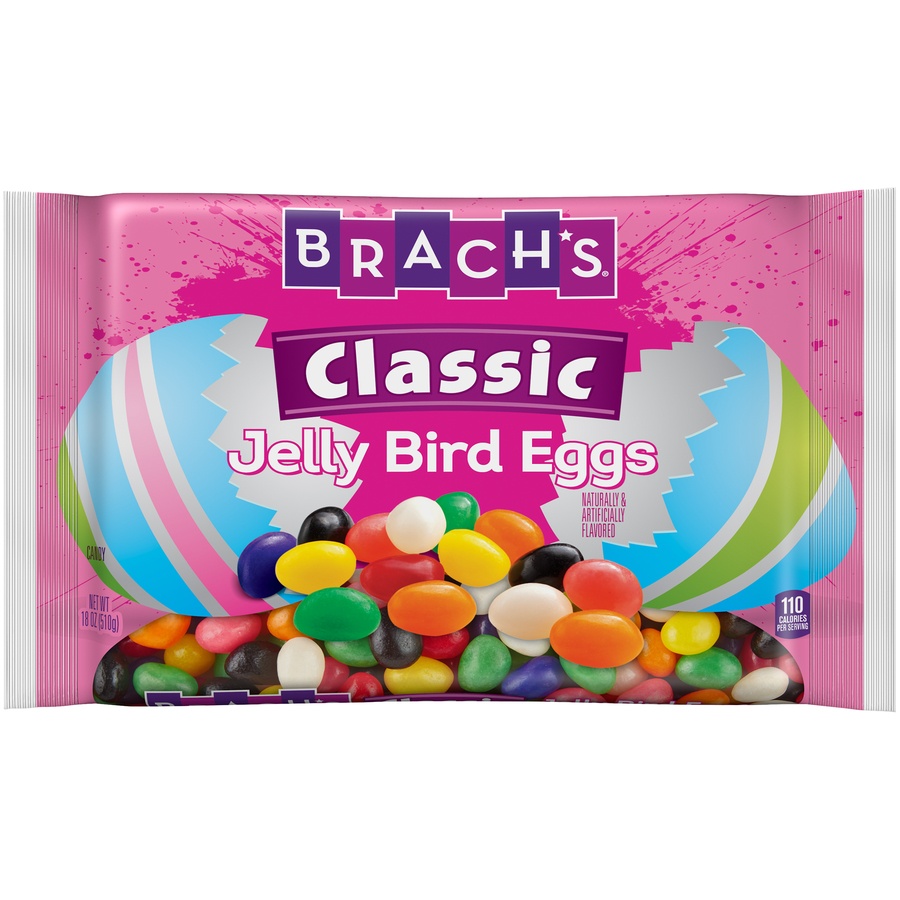 slide 1 of 8, Brach's Classic Easter Jelly Bird Eggs, 18 oz
