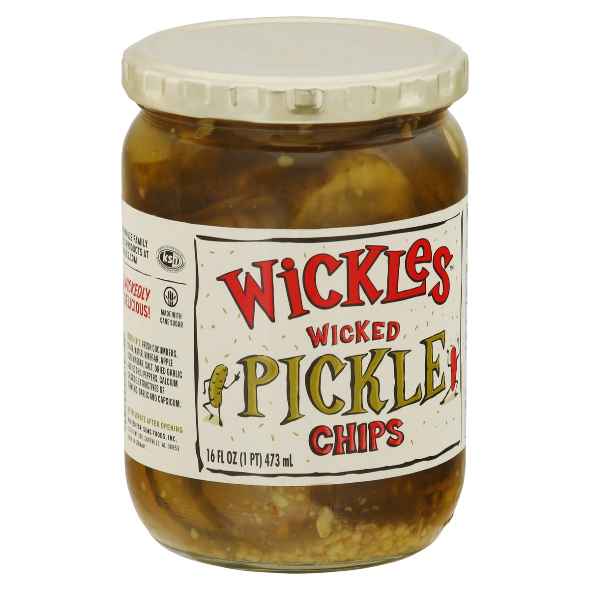 slide 7 of 9, Wickles Wicked Pickle Chips, 16 oz