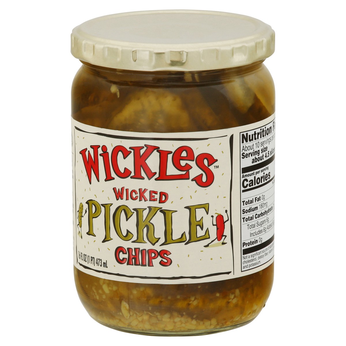 slide 2 of 9, Wickles Wicked Pickle Chips, 16 oz