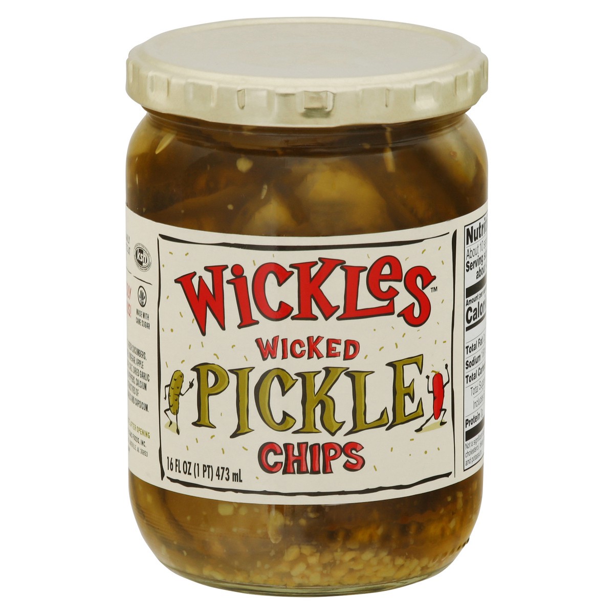 slide 1 of 9, Wickles Wicked Pickle Chips, 16 oz