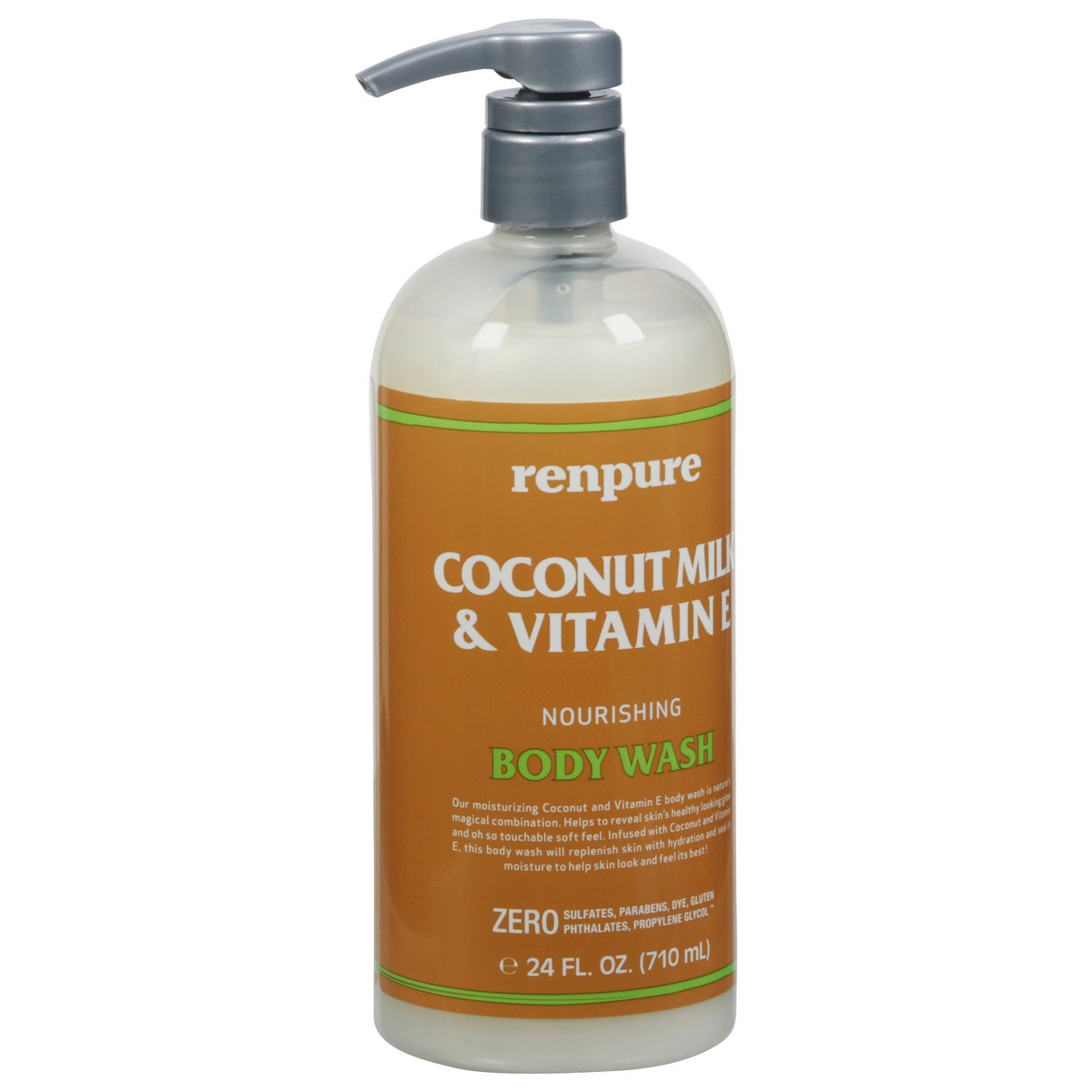 slide 8 of 9, Renpure Nourishing Coconut Milk & Vitamin E Body Wash 24 fl oz, 24 oz