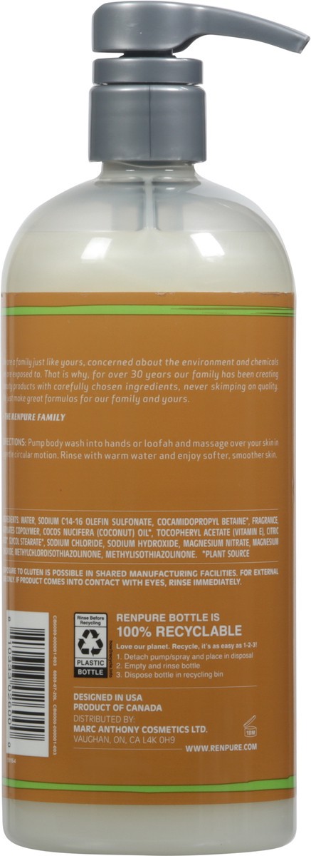 slide 7 of 9, Renpure Nourishing Coconut Milk & Vitamin E Body Wash 24 fl oz, 24 oz