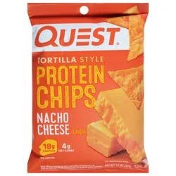 Quest Tortilla Style Nacho Cheese Flavor Protein Chips 1.1 oz