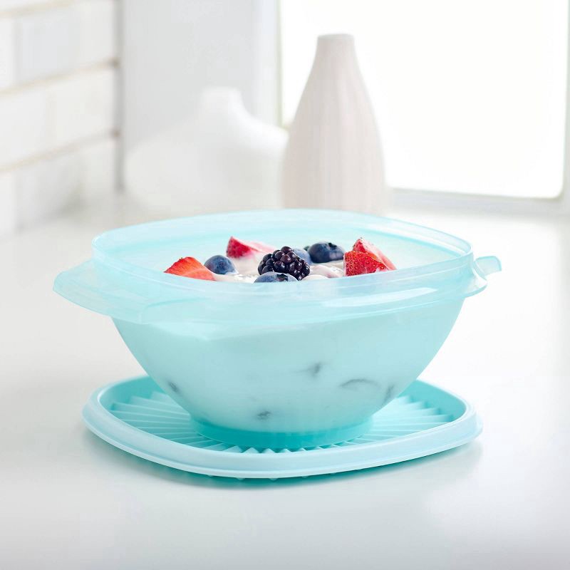 slide 7 of 12, Tupperware Heritage - 3.5C Bowl - Aquamarine, 1 ct