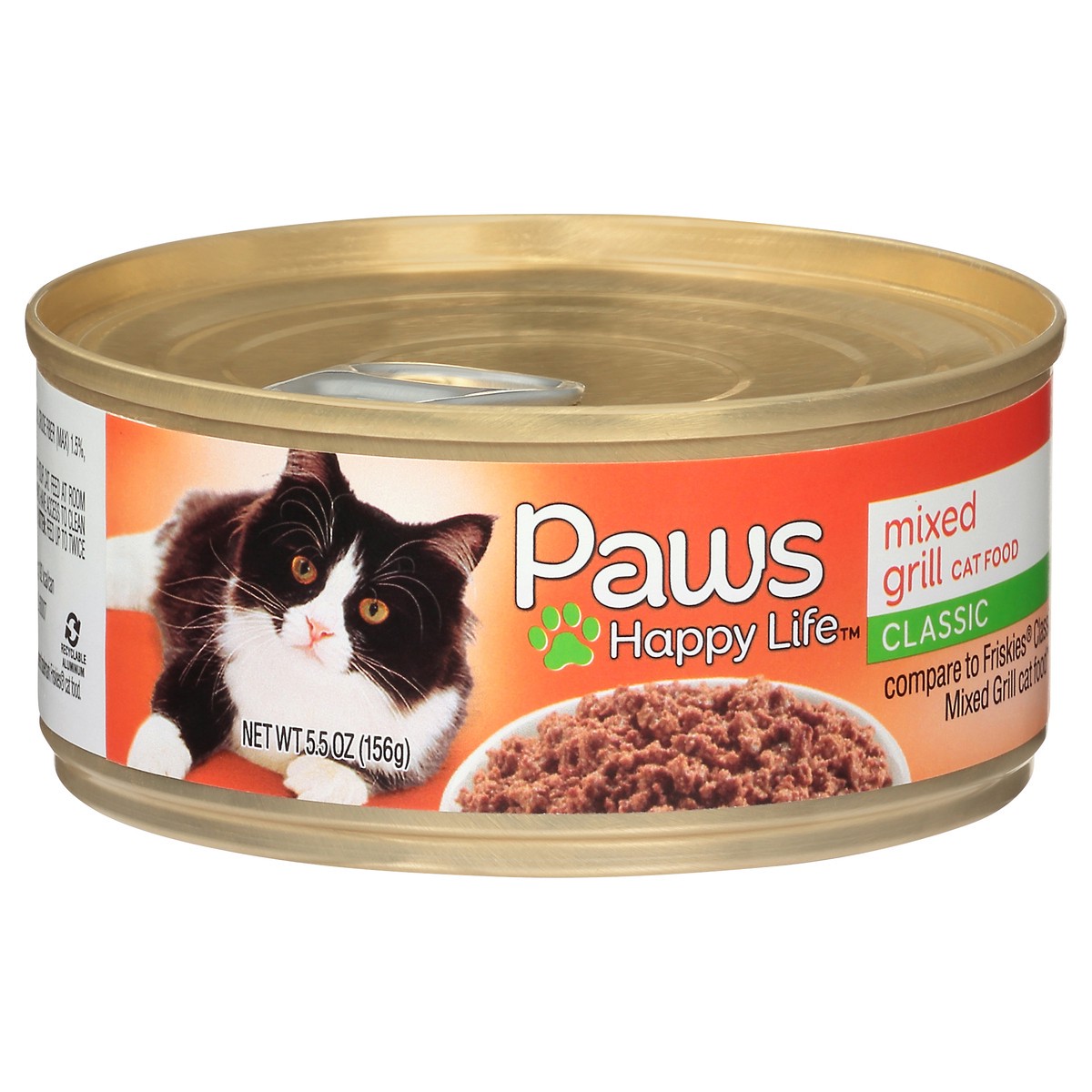 slide 7 of 9, Paws Happy Life Classic Mixed Grill Cat Food 5.5 oz, 5.5 oz