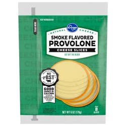 Kroger Smoke Flavored Provolone Cheese Slices