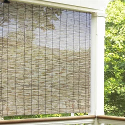 Eden Grove Reed Cordless Roll-Up Shade - Natural