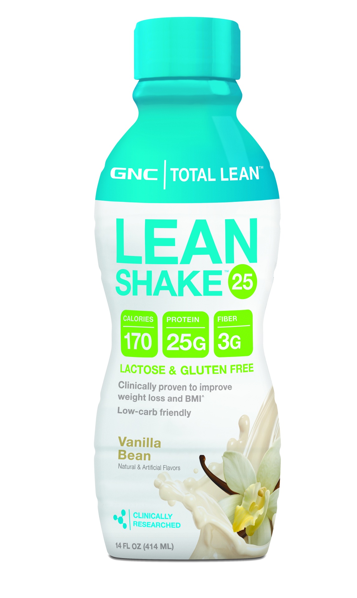 GNC Toal Lean Lean Shake 25, Vanilla Bean 14 oz