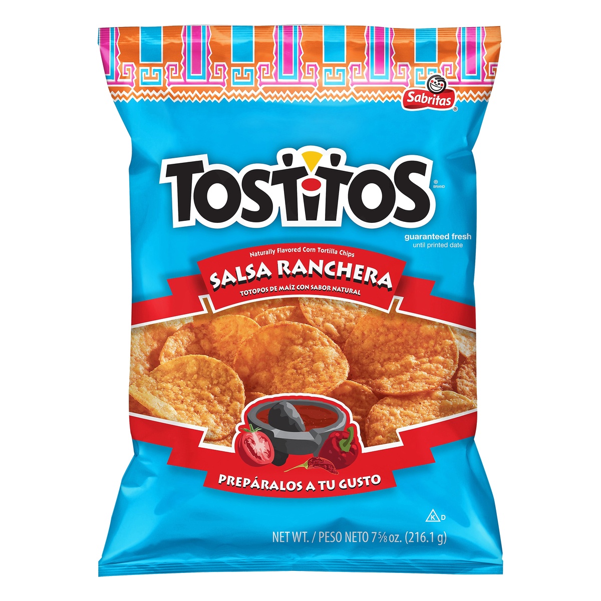 slide 1 of 3, Tostitos Salsa Ranchera Naturally Flavored Corn Tortilla Chips, 7.62 oz