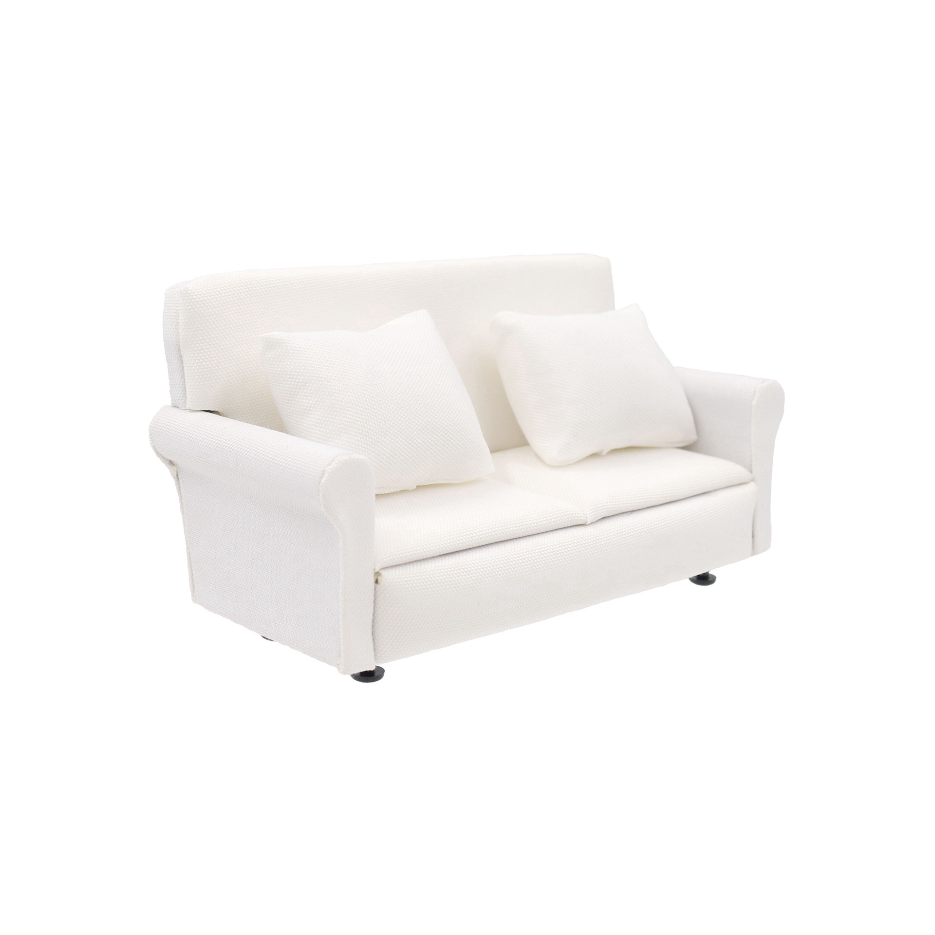 slide 2 of 3, Miniature White Couch By Make Market, 2.7 in x 3.3 in x 6 in