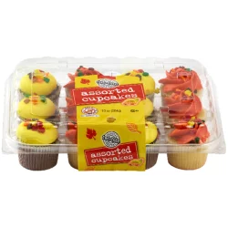 two-bite Mini Fall Asst Cupcakes