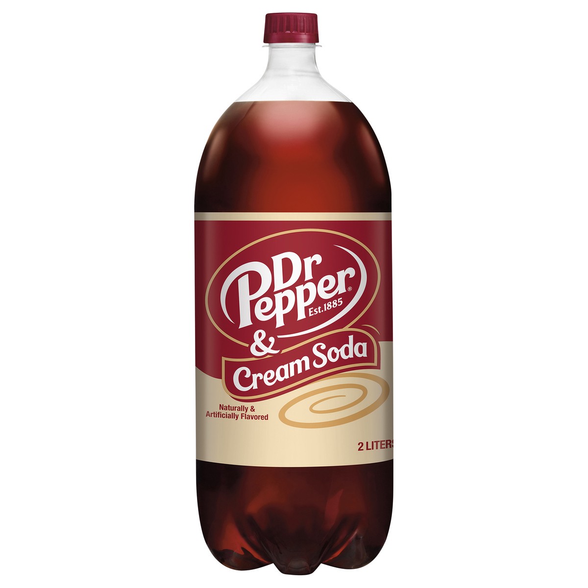 slide 1 of 7, Dr Pepper & Cream Soda bottle- 2 liter, 2 liter