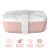 slide 12 of 16, Bentgo Classic - All-in-One Stackable Bento Lunch Box Container - Blush, 1 ct