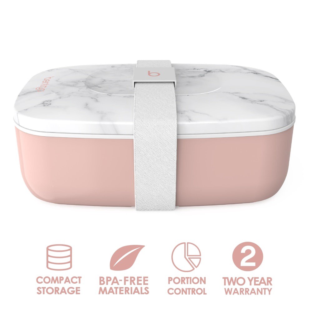slide 1 of 16, Bentgo Classic - All-in-One Stackable Bento Lunch Box Container - Blush, 1 ct