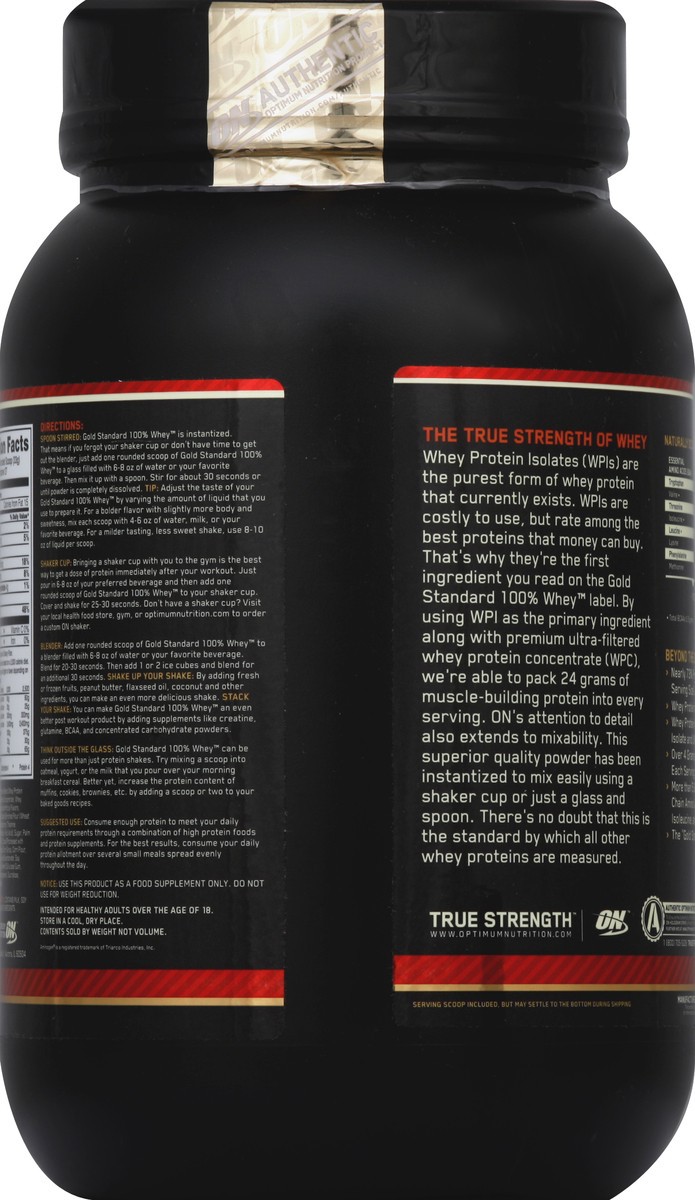 slide 2 of 3, ON 100% Whey 2.07 lb, 2.07 lb